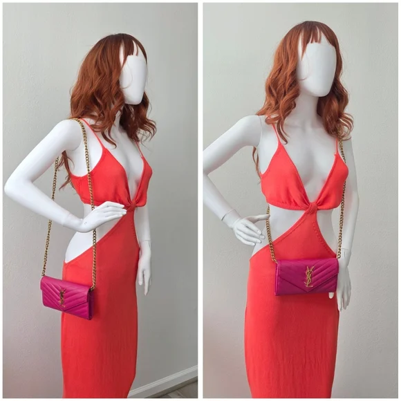 Auth YSL Yves Saint Laurent Wallet to Crossbody Bag - Picture 3 of 10